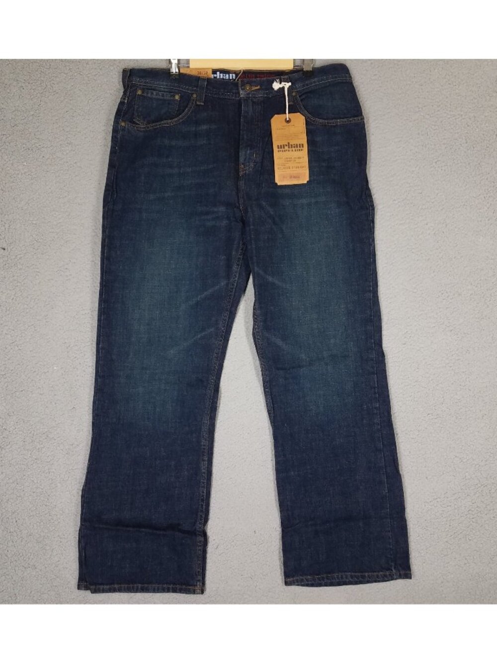NEW Urban Pipeline Relaxed Straight Jeans Men's 38 x 31 Low Rise Blue Casual
